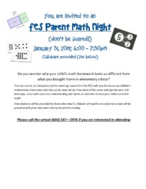 Featured image of article: FES Parent Math Night